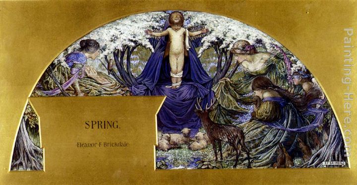Spring painting - Eleanor Fortescue-Brickdale Spring art painting
